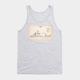 United States Coast Guard Cutter Spar wlb-206 - SD Tank Top